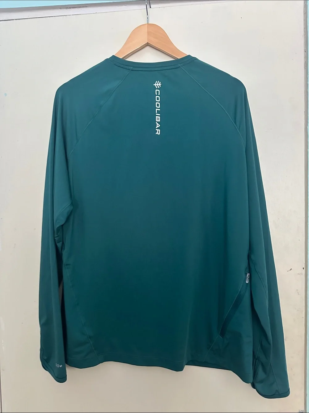 Coolibar Women's Teal Long-Sleeve UPF Sun Shirt - Picture 3 of 5